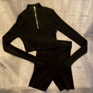 Forever 21 Black Matching Set